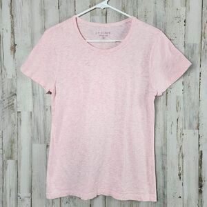 J. Crew Studio Short Sleeve Scoop Neck Tee Shirt Pink Size Medium